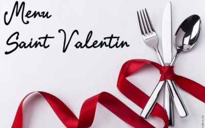 Menu de la Saint-Valentin 2019